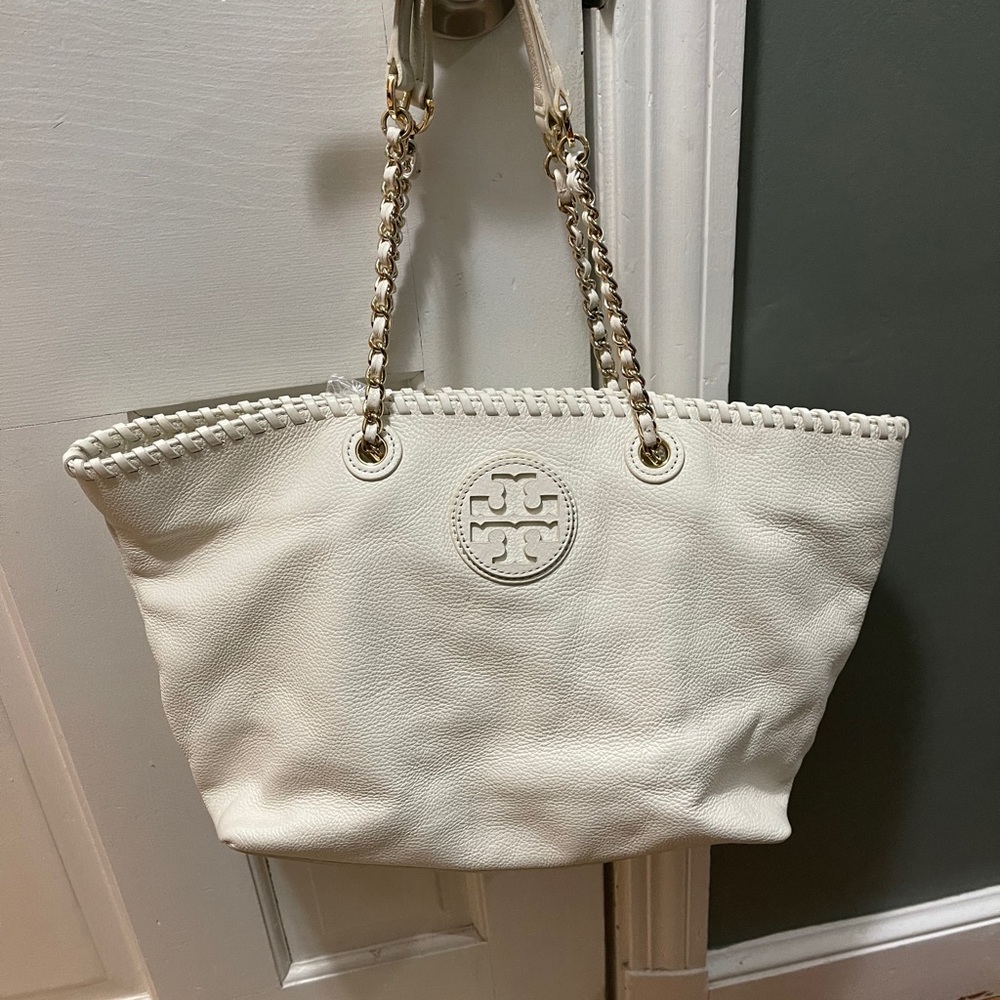 Off white Tory Burch tote